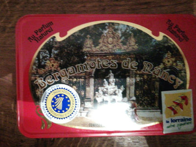 Bergamotes de Nancy front packaging