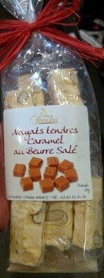 Nougats tendres caramel au beurre salé front packaging
