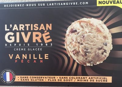 Crème glacée vanille pécan