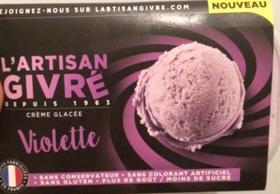 Creme glacée violette