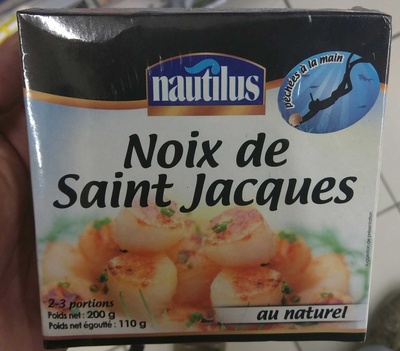 Noix de Saint Jacques au Naturel