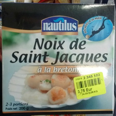 Noix de Saint Jacques à la bretonne