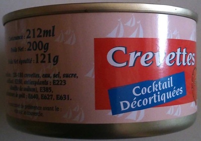 Crevettes cocktail décortiquées