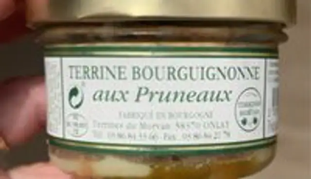 TERRINE BOURGUIGNONNE aux Pruneaux