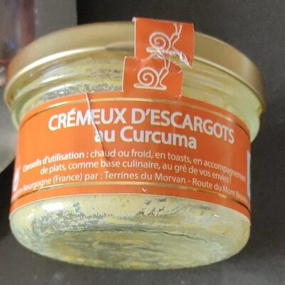 Crémeux d'escargots au curcuma