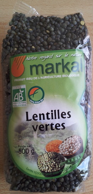 Lentilles vertes Bio