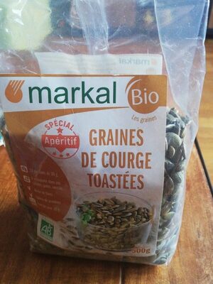 Graines de courges toastés front packaging