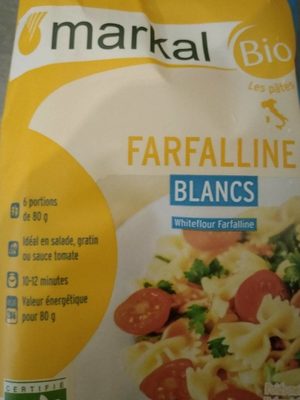 Markal bio farfalline blancs front packaging