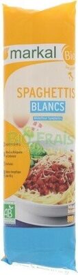 Spaghetti Blancs Bio - 500G - Markal front packaging