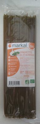 Spaghettis à l'ail et au basilic