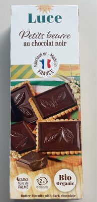 Petits beurre au chocolat noir