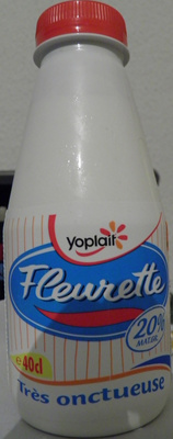 Fleurette (20 % MG), Très onctueuse front packaging