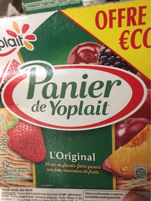 Panier de Yoplait L'Original