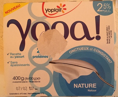 Yopa ! Nature (2,5 % MG)