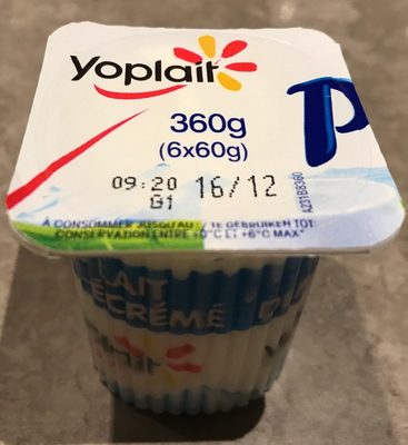 petit yoplait au 6 fromage frais natures au lait demi-écrémé
