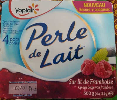 Perle de Lait (Sur lit de Framboise) 4 Pots