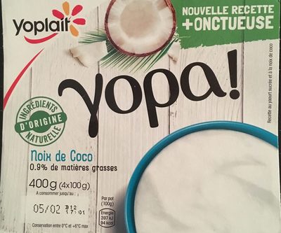 Yopa ! Noix de Coco (1,1 % MG)