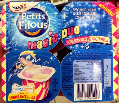 Petits Filous (Magic Duo Goût Framboise & Goût Vanille)