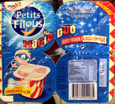 Petits Filous (Magic Duo Goût Fraise & Goût Vanille)