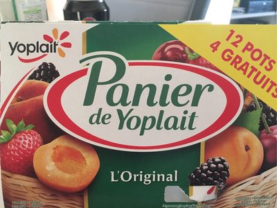 Yaourts aux fruits Panier de Yoplait L’Original