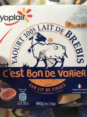 Yaourt 100% lait de brebis sur lit de figue