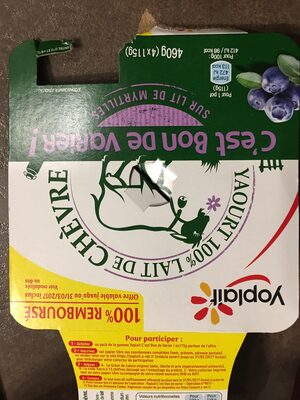 Yaourts Lait de Chèvre Myrtilles