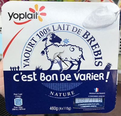 Yaourt 100% Lait de Brebis Nature