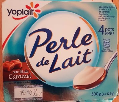 Perle de Lait sur lit de caramel