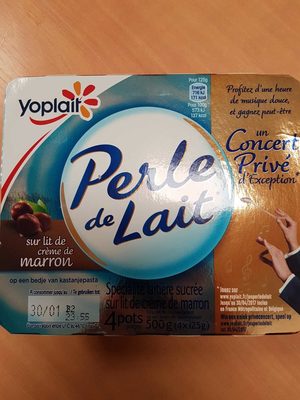 Perle de lait front packaging