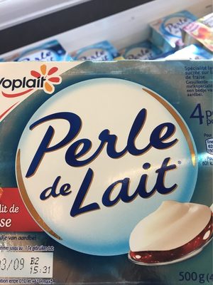 Perle de Lait fraise front packaging