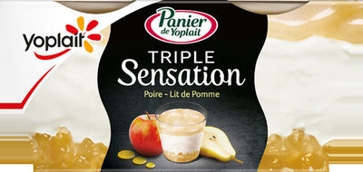 Panier de Yoplait - Triple Sensation Poire-Pomme