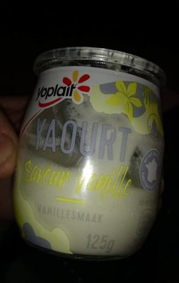 Yaourt saveur vanille front packaging