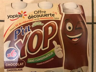 Dessert lacté au chocolat front packaging