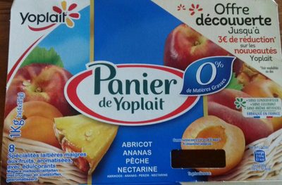 Panier de Yoplait front packaging