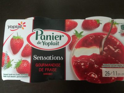 Panier de Yoplait Sensations