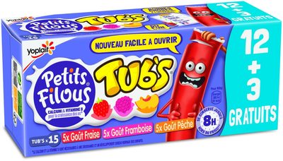 Spécialité laitière sucrée aromatisée enrichie en calcium et vitamine D