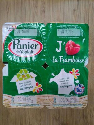 Panier de Yoplait J'aime la framboise