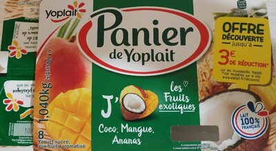 Panier de Yoplait front packaging