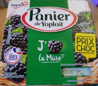 Yaourt sucré, aux fruits aromatisé