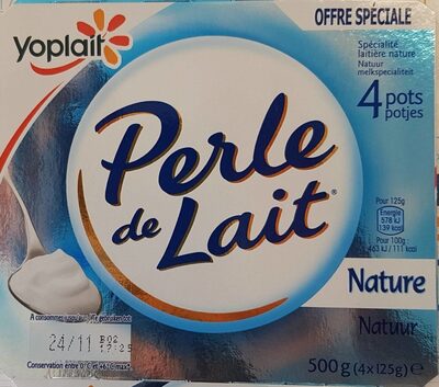 Spécialité laitière nature front packaging