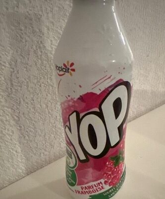 Yop framboise front packaging