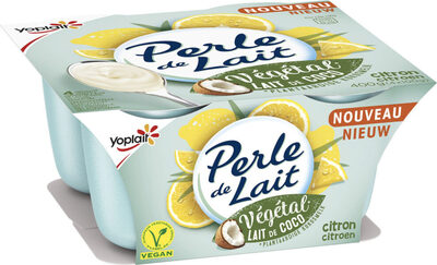 Perle de lait végétal lait de coco citron