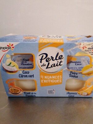 Perle de lait 4 nuances exotiques