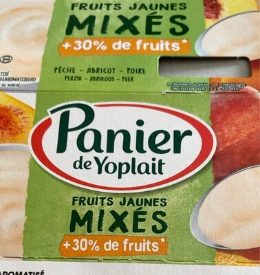 Fruits jaunes mixés