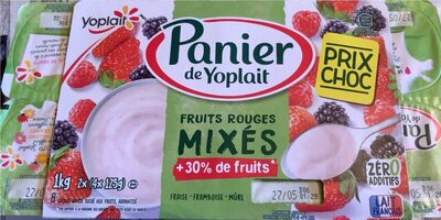 Fruits rouges mixés