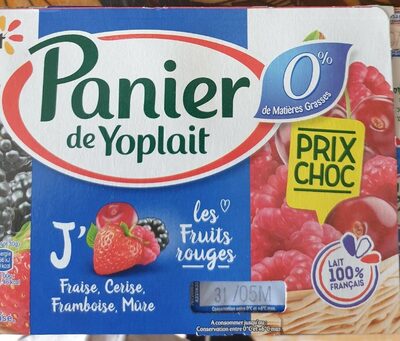 Panier de Yoplait Fruits rouges