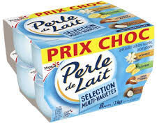 Perle de lait multi -variétés 8 x 125 g