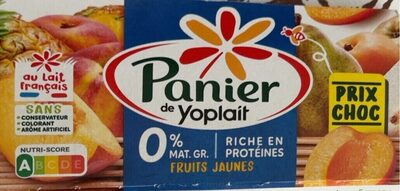 Panier de Yoplait fruit jaune