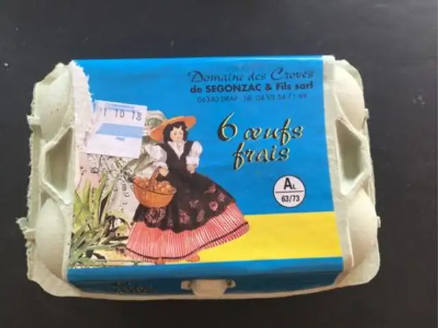 6 oeufs frais