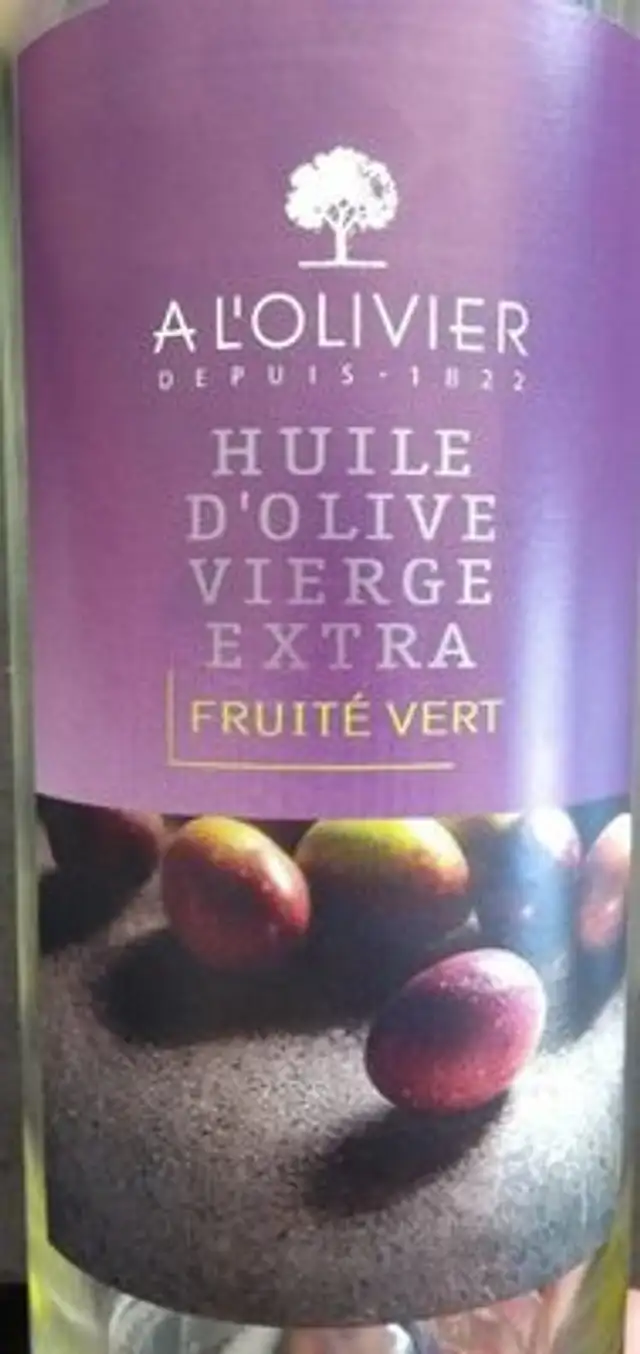 Huile d'olive vierge extra fruité vert